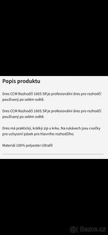 Dres rozhodčího, CCM,vel. 54 - 6