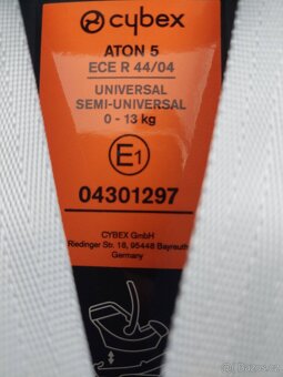Cybex Gold Aton5 autosedačka/vajíčko - 6