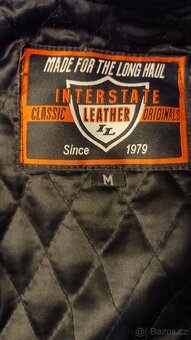 Motorkářská kožená bunda dámská vel. M - 6