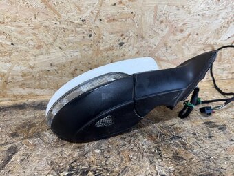 PRAVÉ ZPĚTNÉ ZRCÁTKO VW PASSAT B7 3C0857934A 9 PIN BÍLÉ - 6