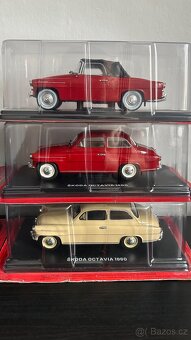Modely osobné automobily Škoda, Tatra 1/24 - 6