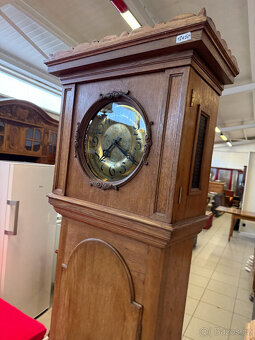 Anglické dubové podlahové bicí hodiny - 6