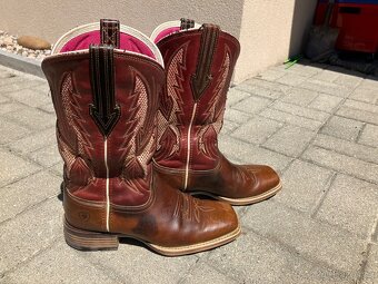 Westernové boty HKM a Ariat - 6
