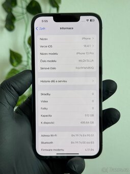 iPhone 13 Pro Max 256GB modrý - 100% baterie - 6