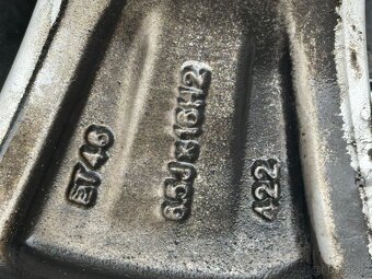 Alu kola sada Škoda 5x112 16" 6.5J ET46 Octavia, Superb atd - 6