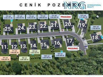 Prodej stavebního zasíťovaného pozemku, 710 m2, Chomutov - 6