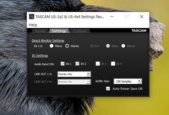 USB Audio / MIDI Interface Tascam US 2x2 - 6