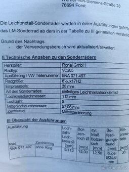 ALU kola 5x112 R17 Tiguan . VW - 6