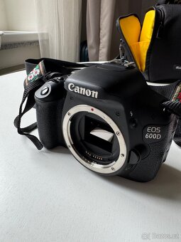 Prodám Canon EOS 600D + objektiv 18-135mm IS + Príslušentsví - 6