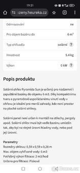 Solární piramida pro ohřev vody v bazénu. - 6