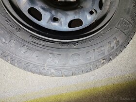 Plechové disky 5x100 R14 s pneu - 6