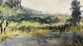 Dva obrazy krajin: Milan Čihák, české krajina/ Šumava. - 6