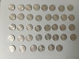 Predám československé mince 1919 - 1992 aj po 1 kuse - 6