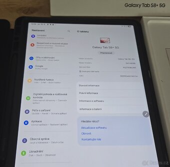 Prodám tablet SAMSUNG GALAXY TAB S8+ 5G, 128GB - 6