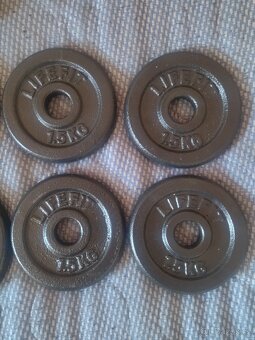 Na predaj: 2× nakladacia činka LIFEFIT – 2×20 kg - 6