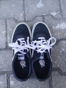 👟Stylové dětské Vans boty vel. 38–39 – černobílé - 6