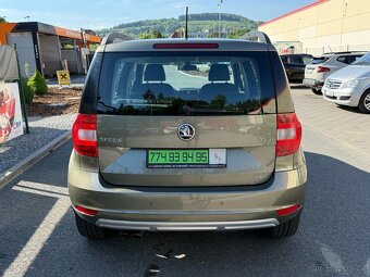 ► ŠKODA YETI 1,4 TSI DSG 4x4 - 110 KW PARK. SENZORY◄ - 6
