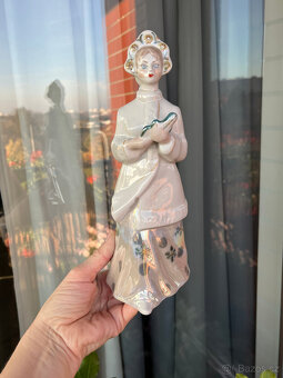 Porcelánová soška Sněhurka 25 cm, Polonne USSR - 6