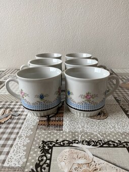 Raritní sada retro hrnků Dubí Czechoslovakia - 375 ml, 6 ks - 6