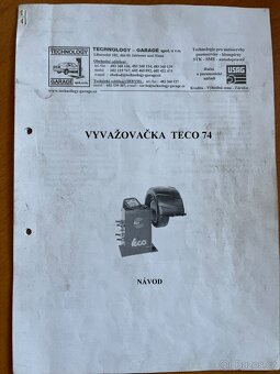 Vyvažovačka kol TECO 74 - 6