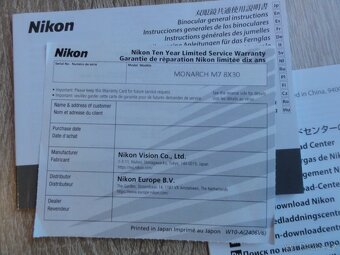 Nikon monarch 8x30 M7 - 6