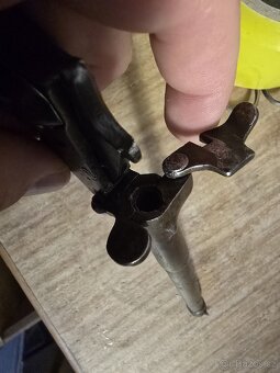Krásná historická pistole flobertka/ ptačnice 6mm - 6
