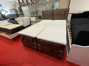 Postel BOXSPRING 140x200 elektr. poloh. NOVÁ 2.j. - 6