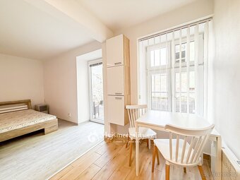 Pronájem vybaveného bytu 1+kk s dvorem, 44 m2, Znojmo, 17. L - 6
