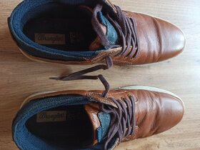 Zánovní kožené značkové pánské boty - 6