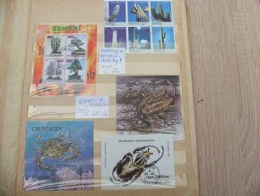 Poštovní známky ze zámoří - téma fauna a flora, květiny. - 6