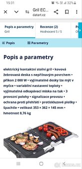 Gril ECG 2000 W - 6