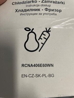 Nepoužitá lednice Beko RCNA406E60WN - 6