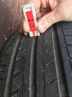 Prodám bmw e36 litá kola na letních pneu Yokohama 205/55/16 - 6