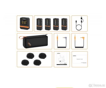 Comica Vimo Q 2,4GHz 4x bezdrátové mikrofony pro kameru - 6