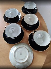 Retro čs. porcelánový čajový set MSB Božíčany - 6