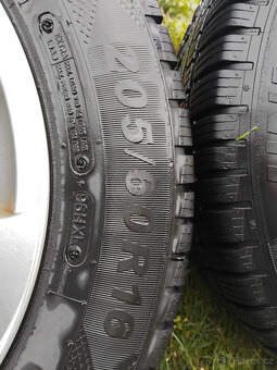 4KS ALU DISKY VČ. PNEU 90% VRANÍK UNI SMART 205/60 R16 - 6