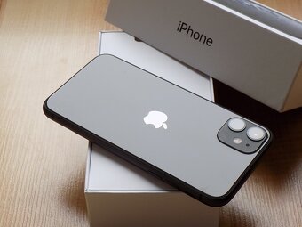 APPLE iPhone 11 128GB Black - ZÁRUKA - TOP STAV - 6