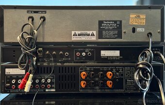 Technics sestava - zesilovač, tuner, kazeťák - 6