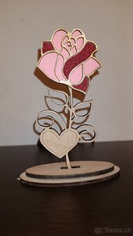 Dřevěná květina - 6