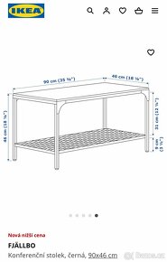 Fjällbo konferenční stolek IKEA - 6
