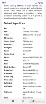 Prodám kolo Merida Crossway XT Edition - 6