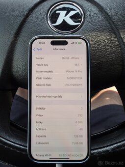 Apple iPhone 14 Pro, 128gb, fialový - 6