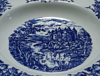 STARÝ PYROBLAN PORCELÁNOVÝ TALÍŘ BRITISH PETROLEUM FRANCE - 6