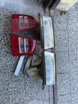 škoda Octavia Komplet facelift nárazníky + světla - 6