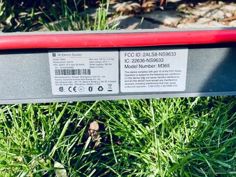 Xiaomi m365 - málo ježděná, málo cyklů Aku - 6