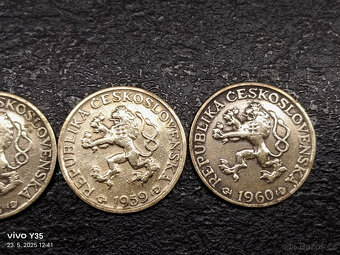 4x 1 koruna 1957 - 1960 Československo - 6