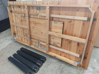 Ikea STORNÄS dřevěný rozkládací stůl hnědočerný - 6