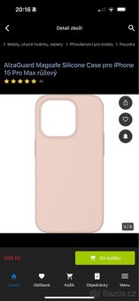 silikonové pouzdro pro iPhone 15 Pro Max ruzove - 6
