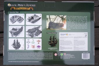 Nové 3D puzzle Cubic Fun Queen Anne's Revenge - 6