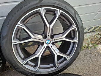 Originál sada 21" BMW G05, X5, X6 style 741M - TOP - 6